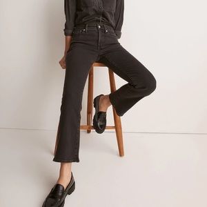 Madewell Black Cali Demi Boot Cut Jeans - sz 29